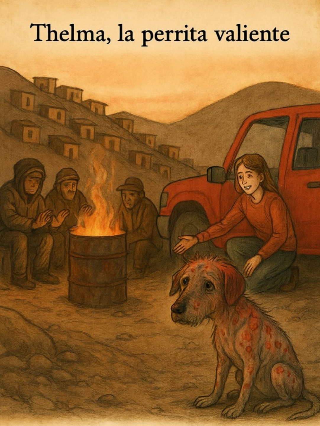 Thelma antes del rescate